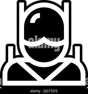 Science avatars Bounty Hunter icône . Illustration de Vecteur