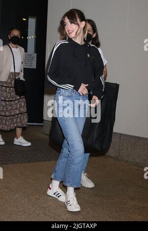 New York, NY, États-Unis. 12th juillet 2022. Marguerite Edgar-Jones au CBS Early Show faisant la promotion de son nouveau film où les Crawdads Sing sur 12 juillet 2022 à New York. Crédit : RW/Media Punch/Alamy Live News Banque D'Images