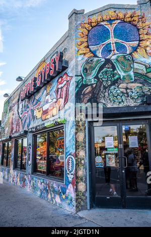 Tucson, Arizona, États-Unis - 16 octobre 2021 : le bar hippie Gypsy Banque D'Images