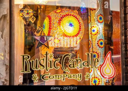 Tucson, AZ, USA - 16 octobre 2021 : The Rustic Candle Company Banque D'Images