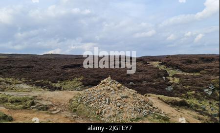 Photographie de paysage de Hope Valley situé dans le parc national Peak District - Angleterre Banque D'Images