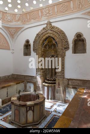 Bains du palais de Beiteddine, gouvernorat du Mont-Liban, Beit ed-Dine, Liban Banque D'Images