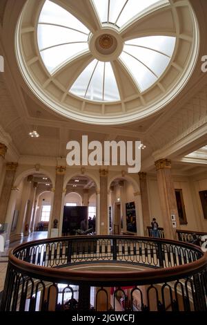 Atrium central de la Walker Art Gallery liverpool merseyside angleterre royaume-uni Banque D'Images