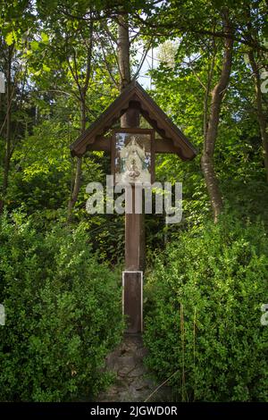 Calvaire à Großschönau, Waldviertel, Autriche Banque D'Images