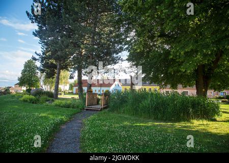 Petit parc à Großschönau, Waldviertel, Autriche Banque D'Images