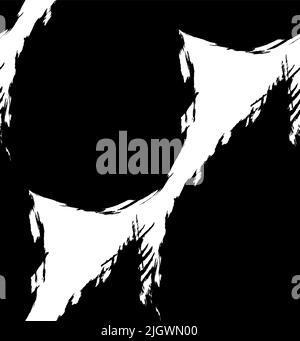 Tache taches noir et blanc texture abstraite. Motif vectoriel monochrome moderne et tendance. Illustration de Vecteur