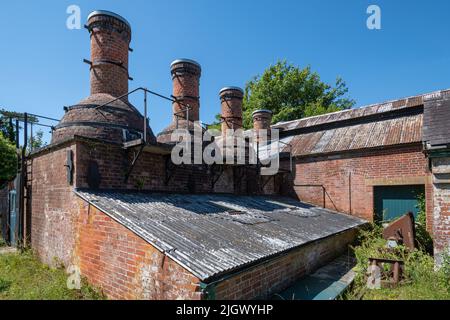 Twyford Waterworks, une station de pompage et de purification de l'eau Edwardian préservée dans le Hampshire, en Angleterre, au Royaume-Uni. Attraction touristique, musée Banque D'Images