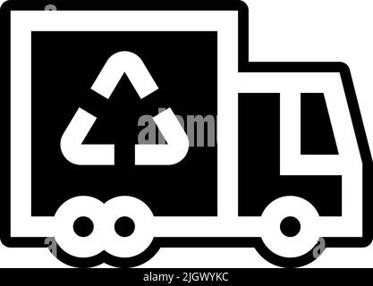 Icône chariot économique circulaire . Illustration de Vecteur