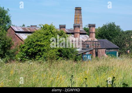 Twyford Waterworks, une station de pompage et de purification de l'eau Edwardian préservée dans le Hampshire, en Angleterre, au Royaume-Uni. Attraction touristique, musée Banque D'Images