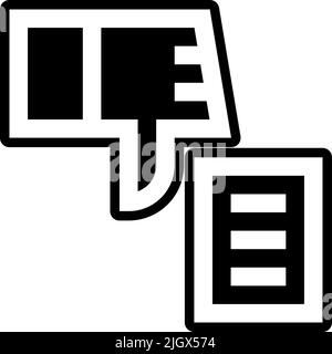 Icône de discrédit des fausses nouvelles . Illustration de Vecteur