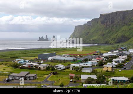 Une vue générale de la côte sud le long du cercle d'or en Islande. Photo prise le 8th juillet 2022. © Belinda Jiao jiao.bilin@gmail.com 07598931257 Banque D'Images