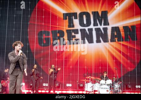 Glasgow, Royaume-Uni. 08th juillet 2022. Tom Grennan se produit sur la scène principale le jour 1 du festival TRNSMT. 2022-07-08 . Crédit : Gary Mather/Alay Live News Banque D'Images