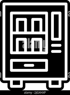 Station-service de distributeur automatique icône . Illustration de Vecteur
