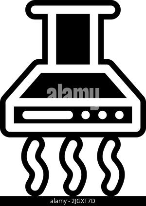 Icône extracteur de cuisine . Illustration de Vecteur