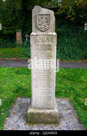 Glasgow, Écosse - 12 octobre 2021 : Monument William Wallace, dans la nécropole de Glasgow, à Glasgow, Écosse - commémorant la bataille du Bel Banque D'Images