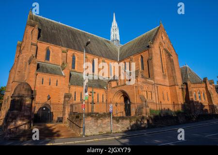 Glasgow, Écosse - 15 octobre 2021 : vue sur le Barony Hall, également connu sous le nom de Barony Church, situé sur Castle Street dans la ville de Glasgow, à Scotlan Banque D'Images