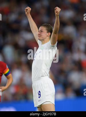 11 juillet 2022 - Angleterre contre Norvège - UEFA Women's Euro 2022 - Groupe A - Brighton & Hove Community Stadium Ellen White, Angleterre, lors du match contre la Norvège. Crédit photo : © Mark pain / Alamy Live News Banque D'Images