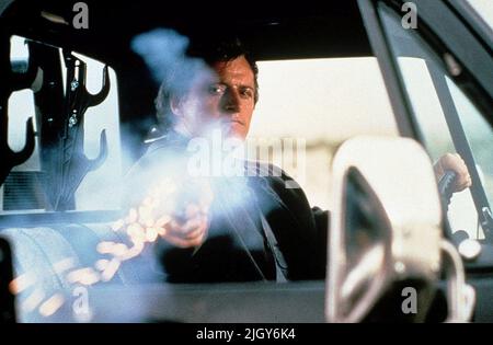 RUTGER HAUER, L'HITCHER, 1986 Banque D'Images