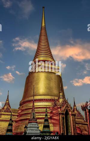 Phra Siratana Chedi au Grand Palais de Bangkok, Thaïlande Banque D'Images