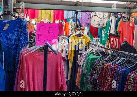 Penderie sur Shambles Market, York, Angleterre, Royaume-Uni Banque D'Images