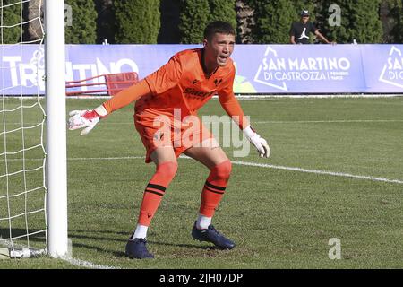 Mezzano, Italie. 13th juillet 2022. Elia Boseggia de Hellas Verona FC pendant Hellas Verona A vs Hellas Verona B, 2Â° frendly match pré-saison Serie A Tim 2022-23, au 'Centro Sportivo Intercomunale' Mezzano di Fiera di Primiero (TN), Italie, on 13 juillet 2022. Crédit : Agence photo indépendante/Alamy Live News Banque D'Images