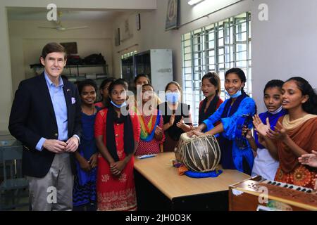 Quelques photos de M. Earl Miller, ambassadeur des États-Unis au Bangladesh. Photo : Ripon Tolentino. Nouvelles AVD. Le pratibeshi hebdomadaire. Banque D'Images