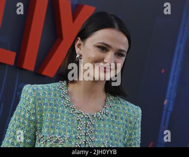 Los Angeles, États-Unis. 14th juillet 2022. AVA Russo assiste mercredi à la première de Netflix du film dramatique 'The Gray Man' au TCL Chinese Theatre dans la section hollywoodienne de Los Angeles, 13 juillet 2022. Scénario : lorsque le principal atout de la CIA, son identité connue de personne ne dévoile les secrets d'une agence, il déclenche une chasse mondiale par des assassins détachés par son ex-collègue. Photo de Jim Ruymen/UPI crédit: UPI/Alay Live News Banque D'Images