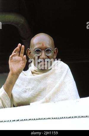 BEN KINGSLEY, Gandhi, 1982 Banque D'Images