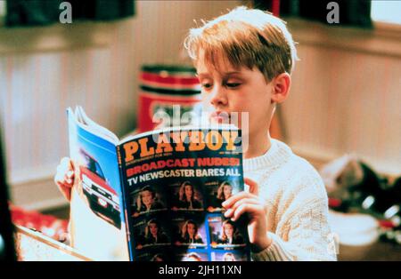 MACAULAY CULKIN, seule à la maison, 1990 Banque D'Images