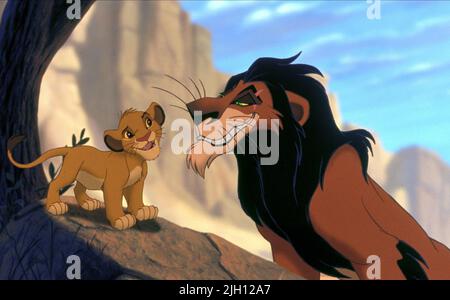 SIMBA, Le Roi Lion, SCAR, 1994 Banque D'Images