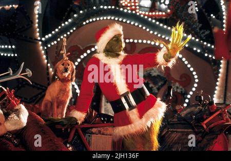 CHIEN, CARREY, COMMENT LE GRINCH A VOLÉ NOËL, 2000 Banque D'Images