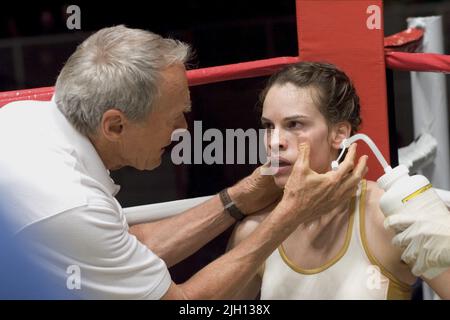 EASTWOOD, SWANK, Million Dollar Baby, 2004 Banque D'Images