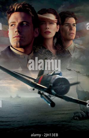 AFFLECK,BECKINSALE,HARTNET, PEARL HARBOR, 2001 Banque D'Images