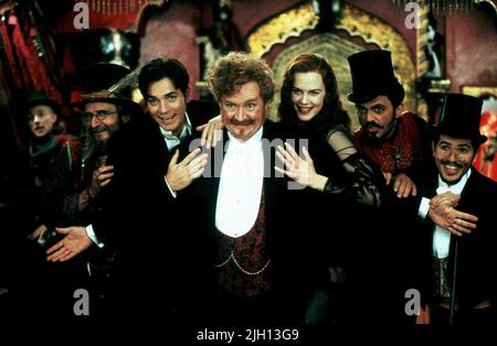 MCDONALD,MCGREGOR,BROADBENT,KIDMAN,KOMAN,LEGUIZAMO, MOULIN ROUGE!, 2001 Banque D'Images