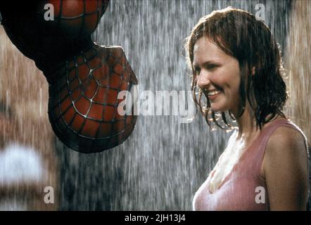 MAGUIRE, DUNST, SPIDER-MAN, 2002 Banque D'Images