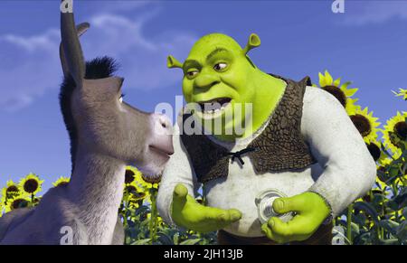 ÂNE, SHREK, SHREK, 2001 Banque D'Images