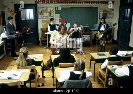 JACK BLACK, SCHOOL OF ROCK, 2003 Banque D'Images