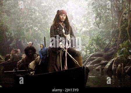 JOHNNY DEPP, PIRATES DES CARAÏBES : DEAD MAN'S CHEST, 2006 Banque D'Images