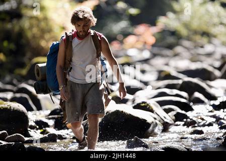 EMILE HIRSCH, DANS LA NATURE, 2007 Banque D'Images