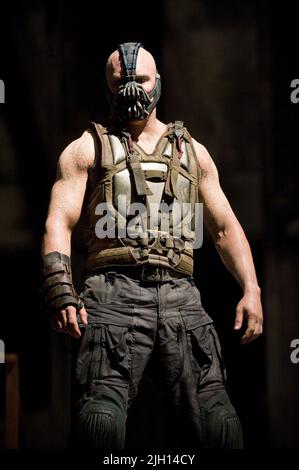 TOM HARDY, THE DARK KNIGHT RISES, 2012 Banque D'Images