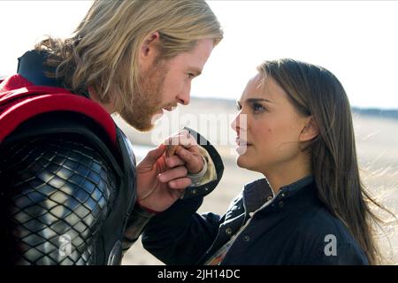 HEMSWORTH, PORTMAN, THOR, 2011 Banque D'Images