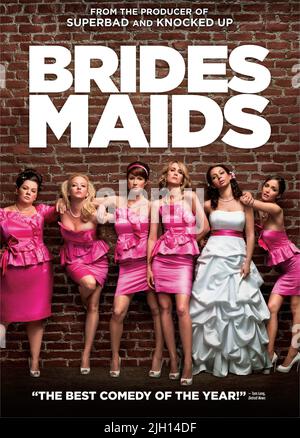 MCCARTHY,MCLENDON-COVEY,KEMPER,WIIG,RUDOLPH,BYRNE, BRIDESMAIDES, 2011 Banque D'Images