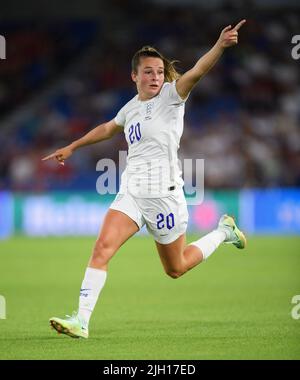 11 juillet 2022 - Angleterre contre Norvège - UEFA Women's Euro 2022 - Groupe A - Brighton & Hove Community Stadium Ella Toone d'Angleterre pendant le match contre la Norvège. Crédit photo : © Mark pain / Alamy Live News Banque D'Images