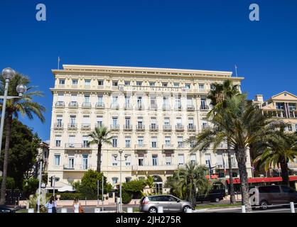 Hotel West End à la Promenade des Anglais, Nice, Sud de la France Banque D'Images