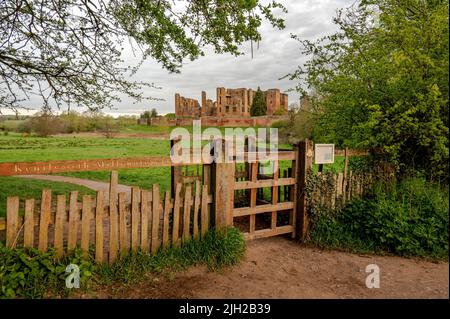 Château de Kenilworth Warwickshire Angleterre Royaume-Uni 19 04 2022 Banque D'Images