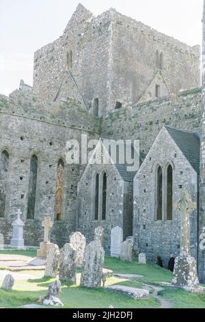 Cimetière du Rocher de Cashel en Irlande Banque D'Images