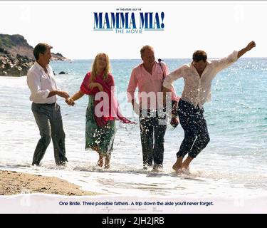 BROSNAN,STREEP,SKARSGARD,AFFICHE, MAMMA MIA!, 2008 Banque D'Images