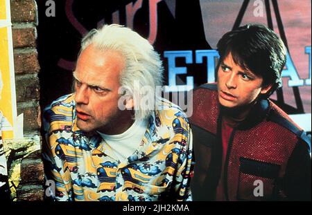 LLOYD,FOX, RETOUR VERS LE FUTUR PART II, 1989 Banque D'Images