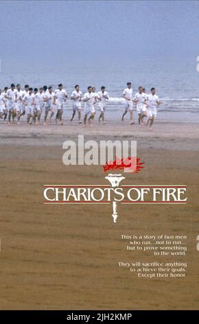 L'affiche de film, les chariots de feu, 1981 Banque D'Images