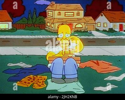 HOMER SIMPSON, Les Simpsons, 1989 Banque D'Images
